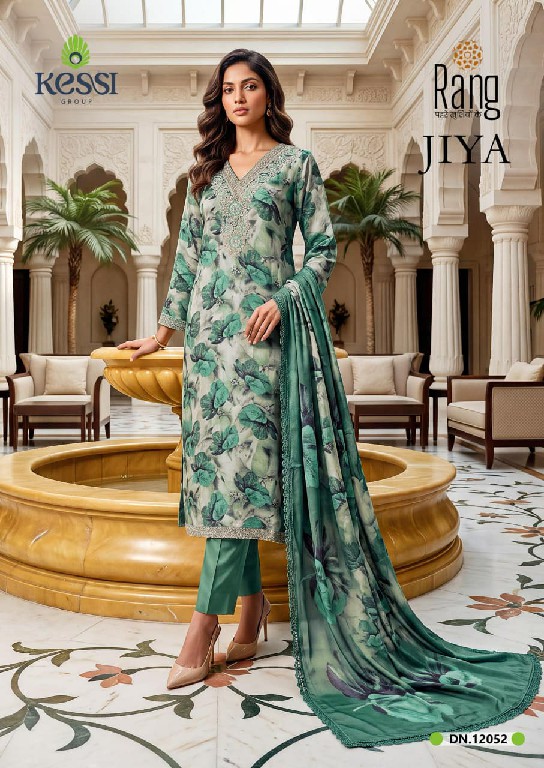 KESSI RANG JIYA WHOLESALE TWILL BEMBERG MUSLIN ELEGANT LOOK UNSTITCH SALWAR SUITS SUPPLIER