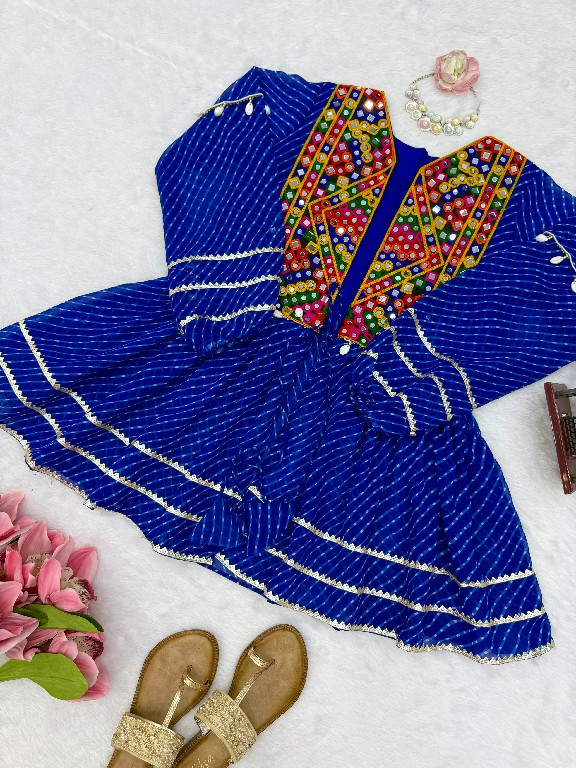 SP SERIES D.NO SP-95 WHOLESALE READYMADE HEAVY FAUX GEORGETTE FESTIVE WEAR KEDIYA STYLE SHORT TOP FOR WOMEN ONLINE