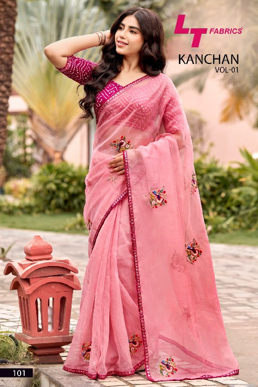 KASHVI CREATION KANCHAN VOL 1 WHOLESALE LINEN COTTON WITH WORK BEAUTIFUL INDIAN SAREES FOR WOMEN SUPPLIER