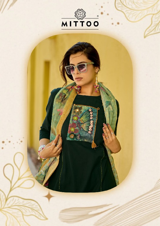 MITTOO GOPIKA WHOLESALE READYMADE DHAABU COTTON UNIQUE PATCH WORK 3 PCS SUITS EXPORTER