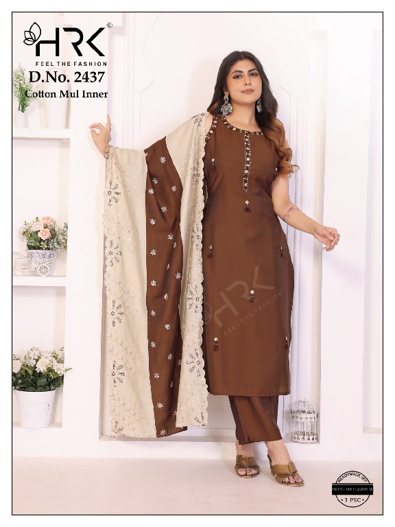 HRK D.NO 2437 WHOLESALE READYMADE PV TWILL TRENDING DESIGN 3 PCS COMBO SET SUITS SUPPLIER