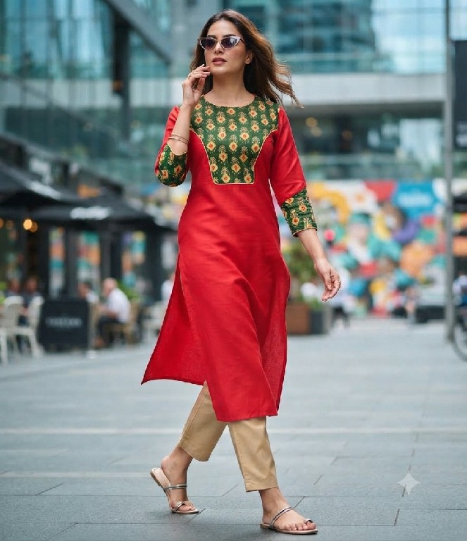 TEXTILEDEAL RONIKA WHOLESALE READYMADE FANCY WORK STYLISH KURTIS FOR WOMEN ONLINE