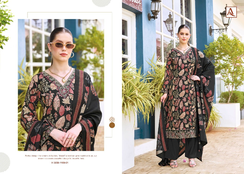 ALOK SUIT TURKISH VOL 19 WHOLESALE VISCOSE RAYON FANCY WORK UNSTITCH SALWAR SUITS SUPPLIER