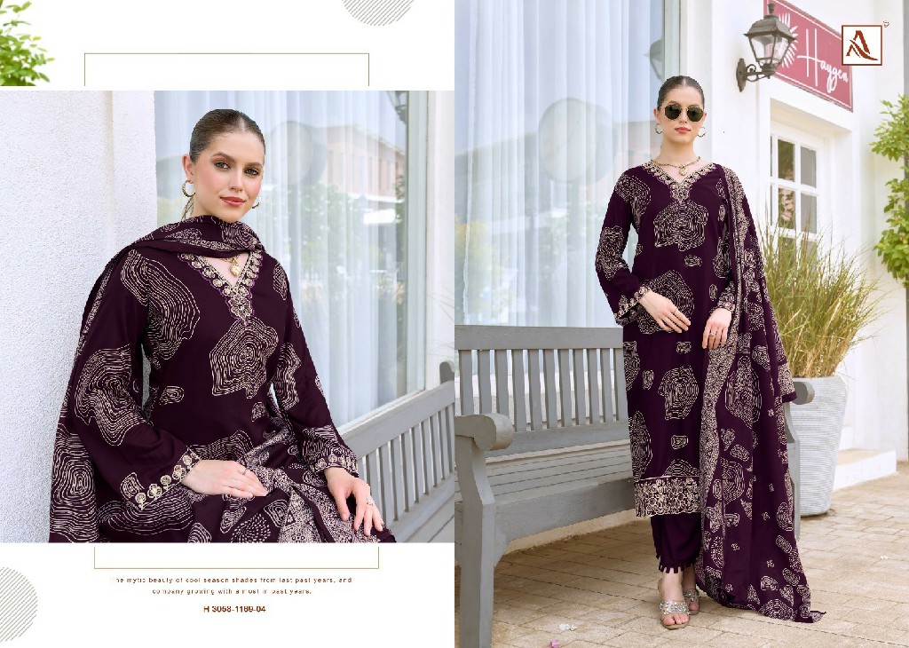 ALOK SUIT TURKISH VOL 19 WHOLESALE VISCOSE RAYON FANCY WORK UNSTITCH SALWAR SUITS SUPPLIER
