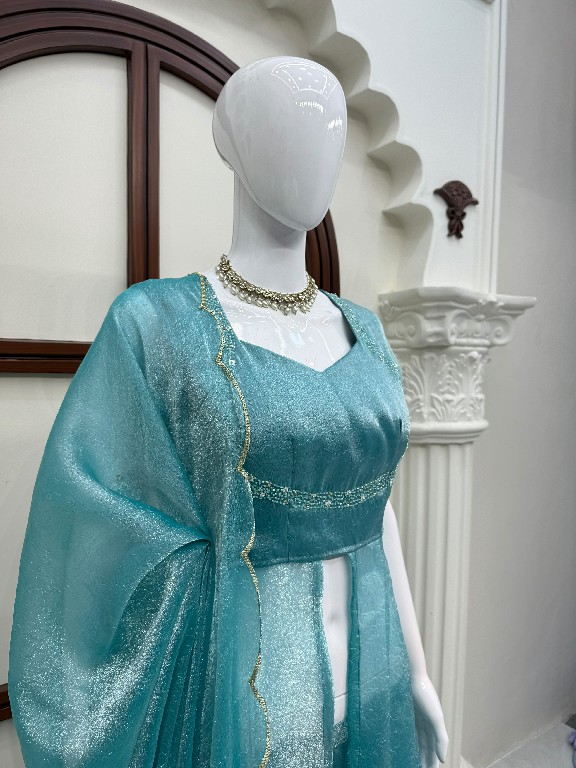 TEXTILEDEAL D.NO KD 1645 WHOLESALE READYMADE FENDY CRUSH DESIGNER FRONT SLIT ANARKALI 3 PCS SUITS EXPORTER