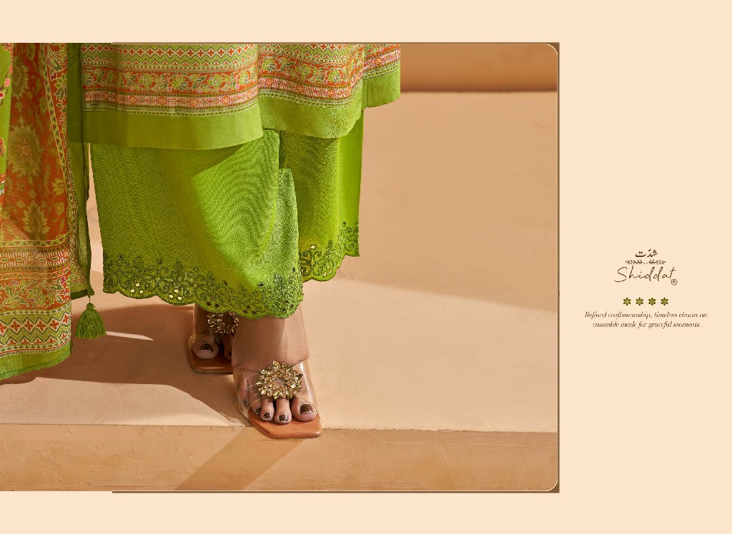 SHIDDAT SERINA-2 D.NO 2002 WHOLESALE DIGITAL PRINTED MUSLIN PRETTY LOOK UNSTITCH SALWAR SUITS EXPORTER