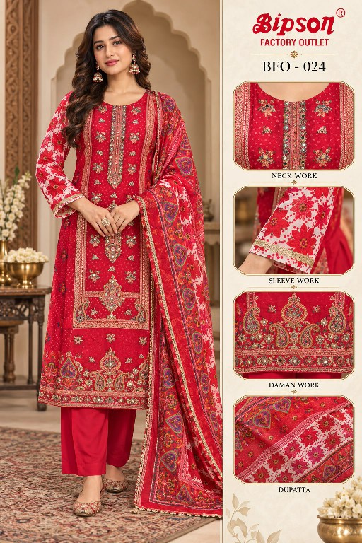 BIPSON D.NO 24 WHOLESALE READYMADE VISCOSE SILK JACQUARD FESTIVE WEAR 3 PCS COMBO SET SUITS FOR EXPORT