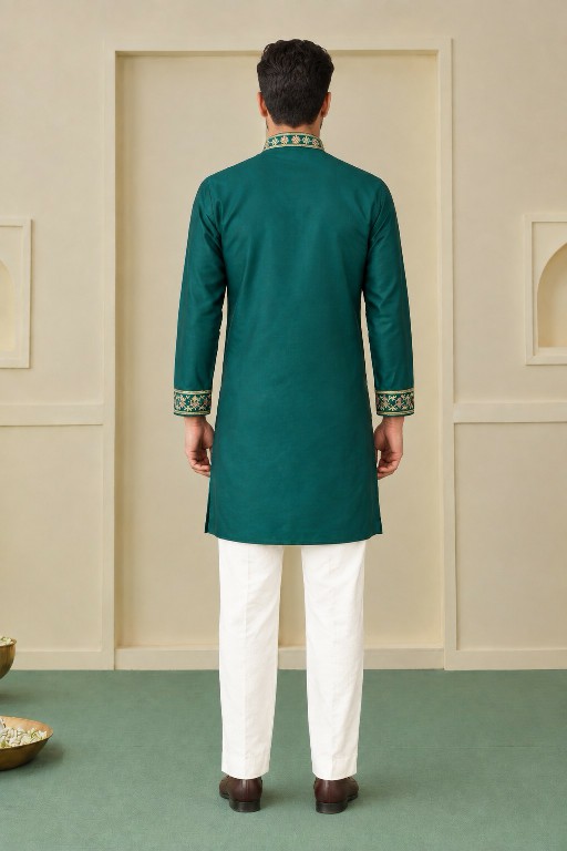TEXTILEDEAL D.NO 414-A WHOLESALE READYMADE COACH SILK OCCASION WEAR KURTA WITH PANT FOR MEN SUPPLIER