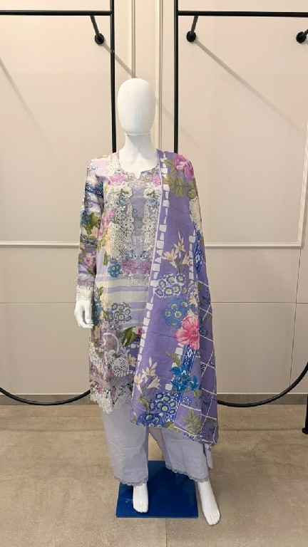 SHREE FABS ELAF SIGNATURE VOL 4 WHOLESALE COTTON FANCY PAKISTANI FULLY STITCHED 3 PCS SUITS SUPPLIER