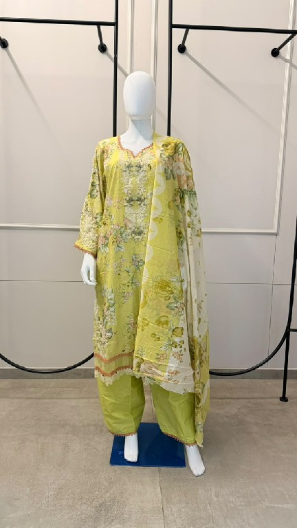 SHREE FABS ELAF SIGNATURE VOL 4 WHOLESALE COTTON FANCY PAKISTANI FULLY STITCHED 3 PCS SUITS SUPPLIER