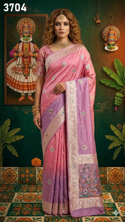 HYPNOTEX MINAXI WHOLESALE VISCOSE JACQUARD SILK ELEGANCE INDIAN SAREES FOR WOMEN ONLINE