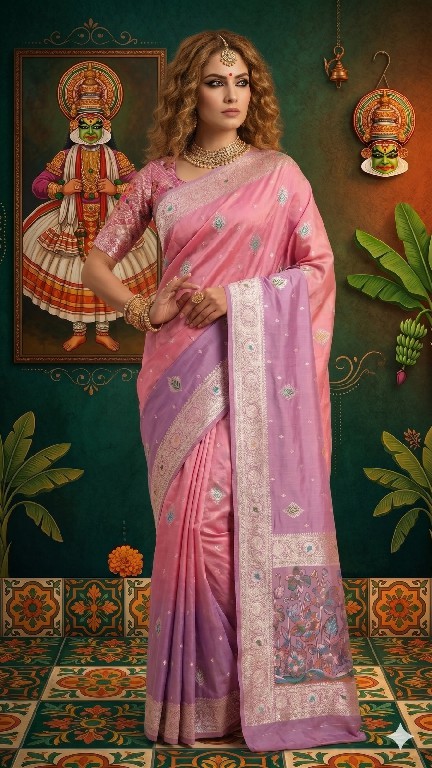 HYPNOTEX MINAXI WHOLESALE VISCOSE JACQUARD SILK ELEGANCE INDIAN SAREES FOR WOMEN ONLINE