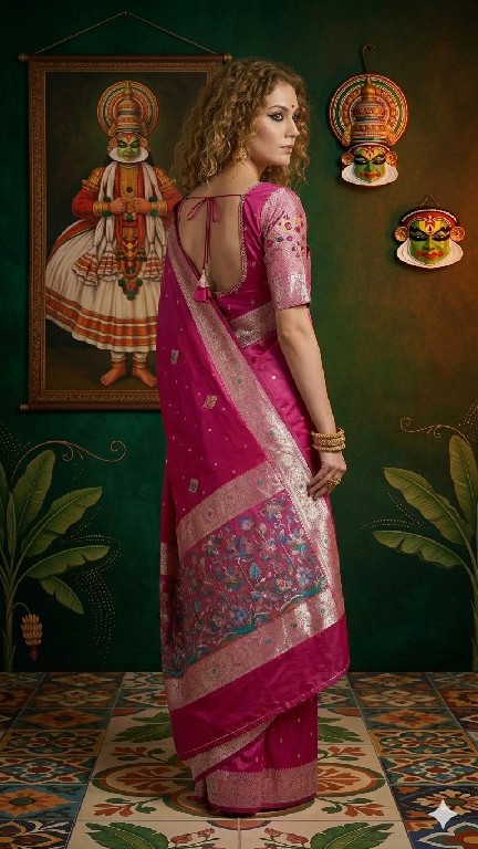 HYPNOTEX MINAXI WHOLESALE VISCOSE JACQUARD SILK ELEGANCE INDIAN SAREES FOR WOMEN ONLINE