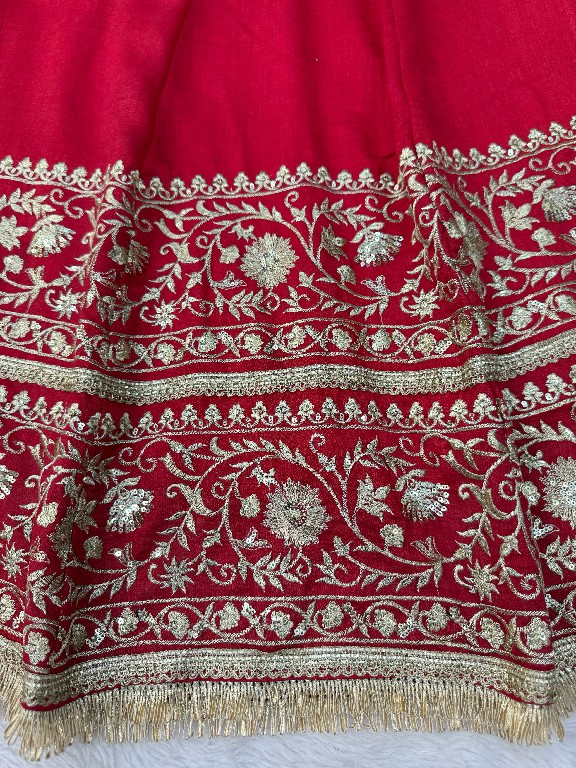 TEXTILEDEAL D.NO 6074 WHOLESALE READYMADE VICHITRA SILK PARTY WEAR ANARKALI 3 PCS SUITS EXPORTER