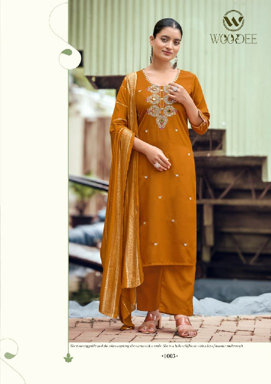 WOODEE RAAHI WHOLESALE READYMADE SOFT VISCOSE SILK FABULOUS 3 PCS SUITS SUPPLIER