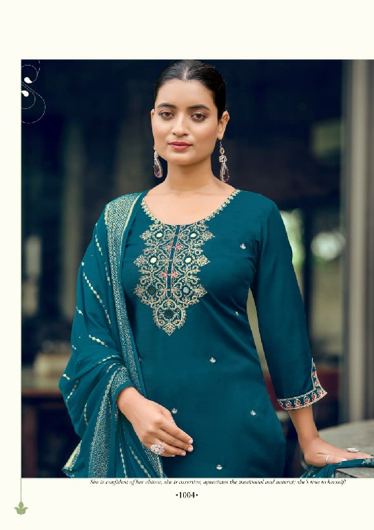 WOODEE RAAHI WHOLESALE READYMADE SOFT VISCOSE SILK FABULOUS 3 PCS SUITS SUPPLIER