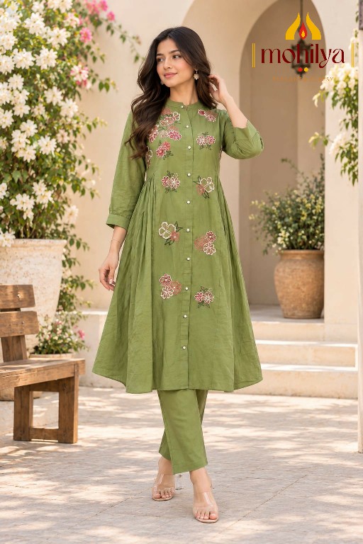 MOHILYA D.NO 224 WHOLESALE READYMADE COTTON ELEGANT ETHNIC LOOK KURTI WITH PANT COMBO FOR WOMEN ONLINE