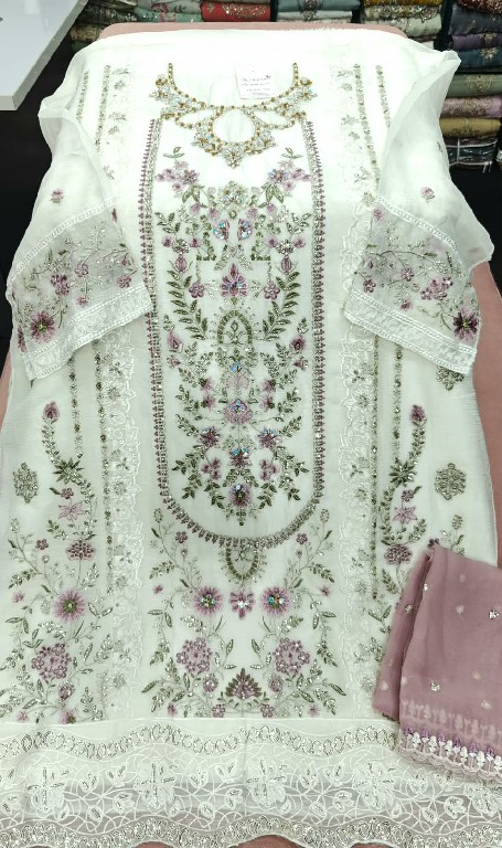 SERINE D.NO 982 WHOLESALE CHIFFON PAKISTANI HIT DESIGN UNSTITCH SALWAR SUITS EXPORTER