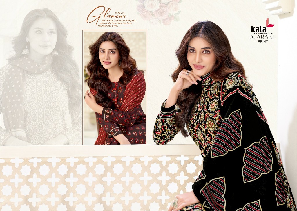 KALA AJARAKH PRINT VOL 1 WHOLESALE COTTON EVERYDAY WEAR DRESS MATERIAL SUPPLIER