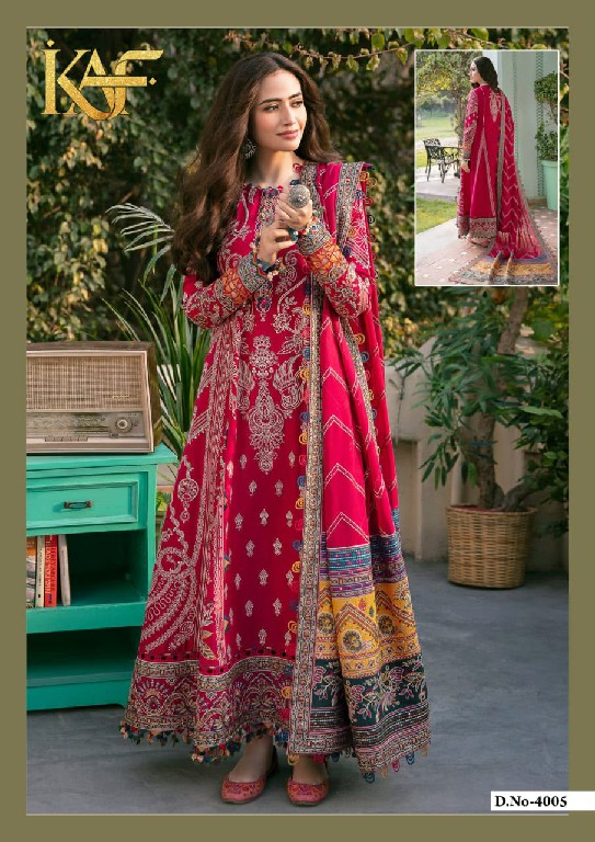 KAF EVAYRA GULAAL VOL 4 WHOLESALE HEAVY LAWN COTTON PRINTED KARACHI STYLE DRESS MATERIAL ONLINE