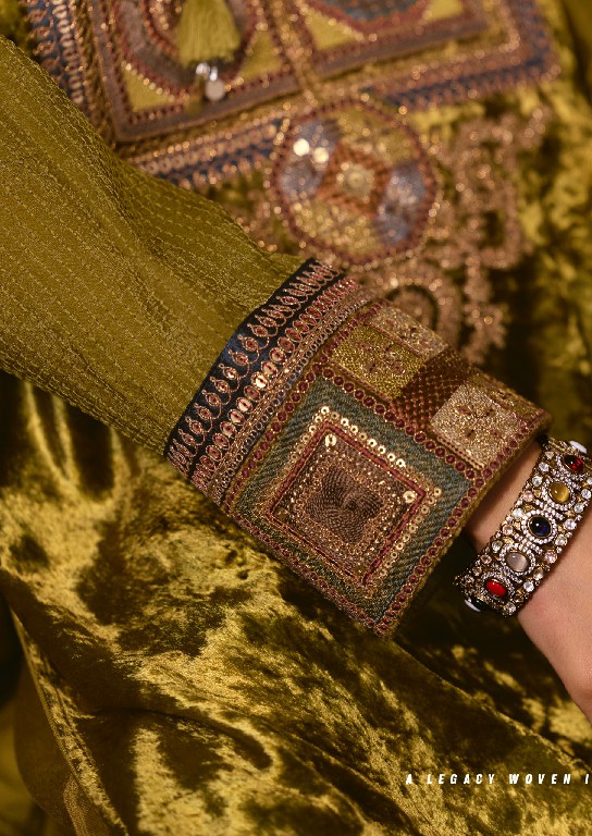 AIQA NOOREN WHOLESALE VISCOSE VELVET WITH FANCY WORK WINTER SPECIAL UNSTITCH SALWAR SUITS SUPPLIER