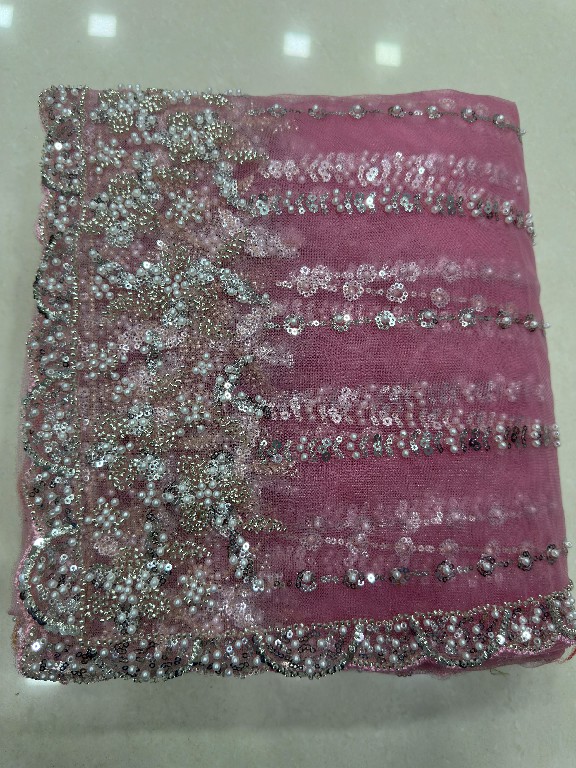 DVD D.NO 5191 COLOR WHOLESALE NET DESIGNER HAND WORK SAREES FOR WOMEN EXPORTER