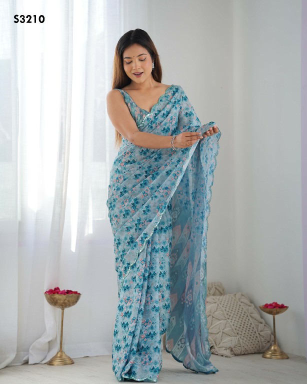 MAHOTSAV KRITI WHOLESALE CHINON BEAUTIFUL FANCY INDIAN SAREES FOR WOMEN SUPPLIER
