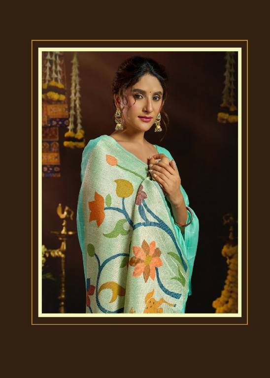 GOBUNI SUKANYA WHOLESALE LINEN SEQUENCE ETHNIC WEAR SAREES FOR WOMEN ONLINE