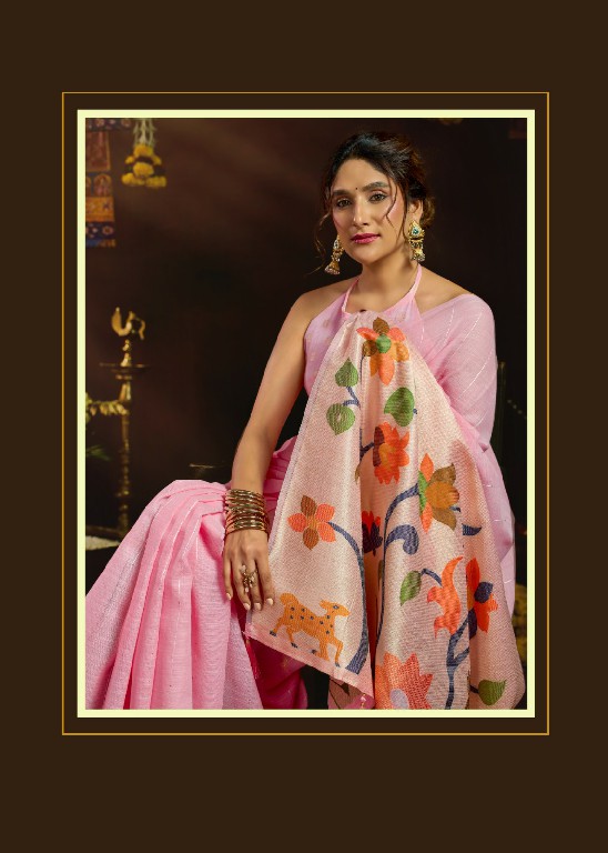 GOBUNI SUKANYA WHOLESALE LINEN SEQUENCE ETHNIC WEAR SAREES FOR WOMEN ONLINE