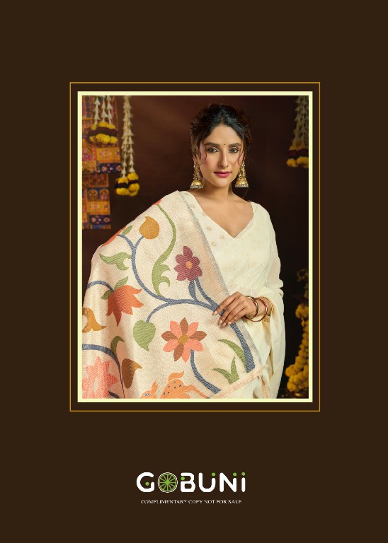 GOBUNI SUKANYA WHOLESALE LINEN SEQUENCE ETHNIC WEAR SAREES FOR WOMEN ONLINE