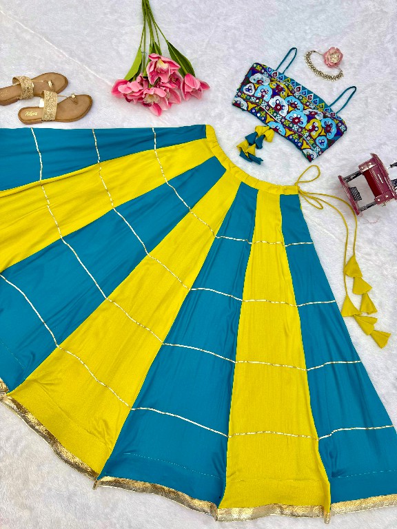 SP SERIES D.NO SP-97 WHOLESALE HEAVY RAYON MODERN NAVRATRI STYLE LEHENGA CHOLI FOR EXPORT