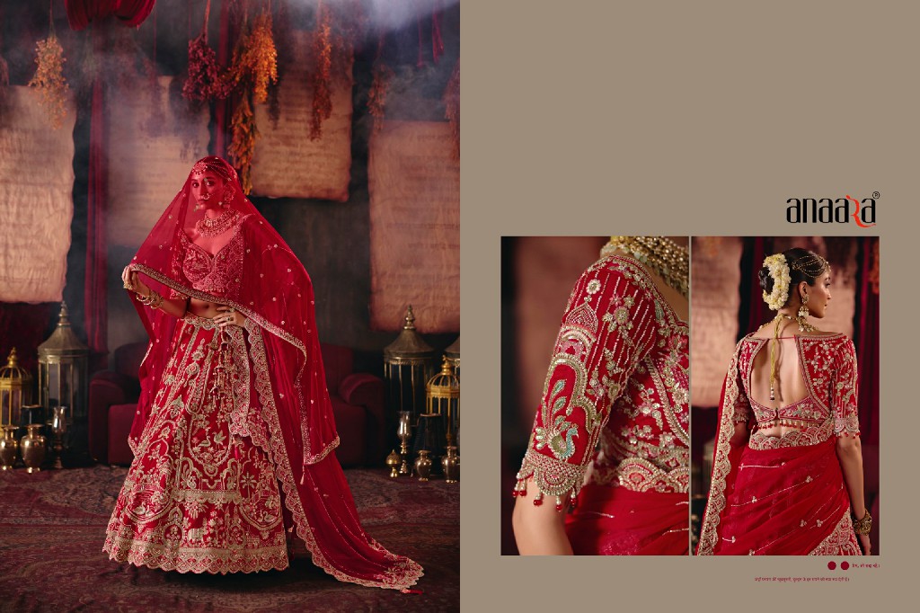 TATHASTU ANAARA 166 TO 181 SERIES WHOLESALE SILK FABRIC WEDDING WEAR LEHENGA CHOLI FOR BRIDES EXPORTER