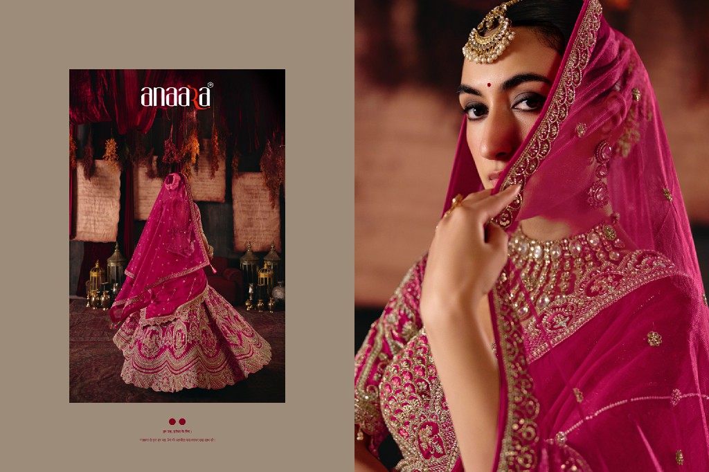 TATHASTU ANAARA 166 TO 181 SERIES WHOLESALE SILK FABRIC WEDDING WEAR LEHENGA CHOLI FOR BRIDES EXPORTER