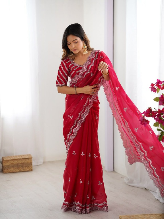 TEXTILEDEAL KD PRESENT BEAUTIFUL ELEGANCE PARTY WEAR INDIAN SAREES FOR WOMEN ONLINE