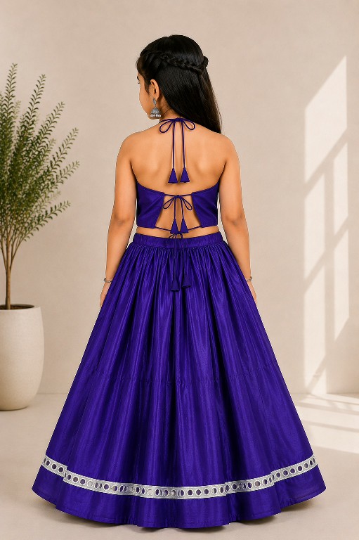 PAYAL CREATION D.NO SIYA-36 WHOLESALE READYMADE ROMAN SILK NAVRATRI SPECIAL CHANIYA CHOLI FOR KIDS ONLINE