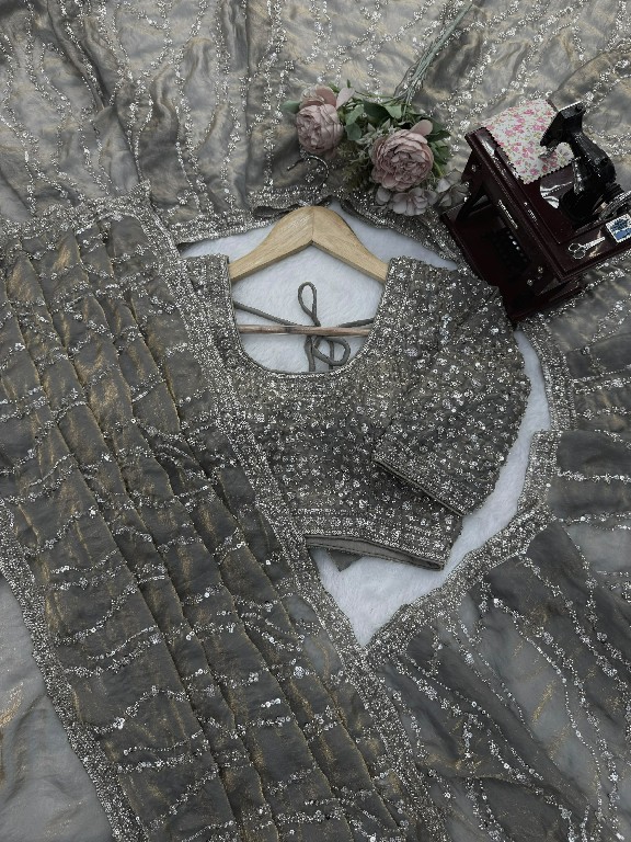 TEXTILEDEAL D.NO KD-645 WHOLESALE FENDI SILK HEAVY BEADS WORK INDIAN SAREES FOR WOMEN SUPPLIER