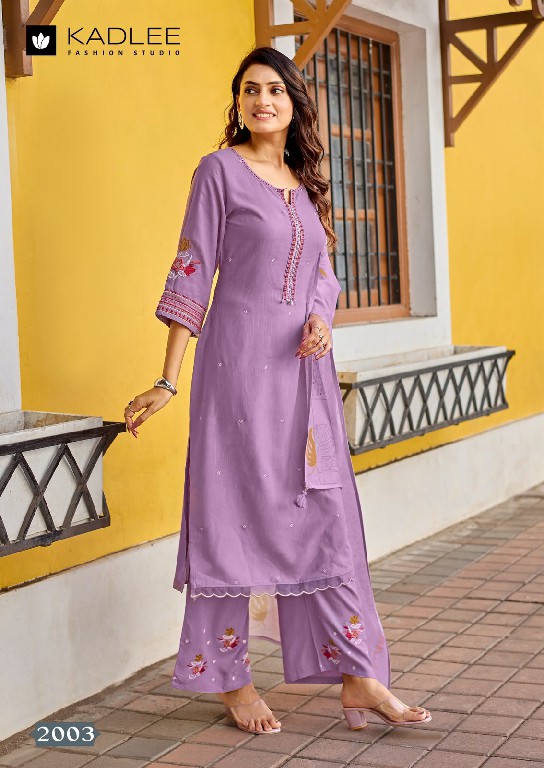 KADLEE ROOHANI WHOLESALE READYMADE RAYON WEAVING CLASSIC STYLISH 3 PCS SUITS EXPORTER
