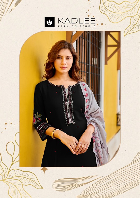 KADLEE ROOHANI WHOLESALE READYMADE RAYON WEAVING CLASSIC STYLISH 3 PCS SUITS EXPORTER