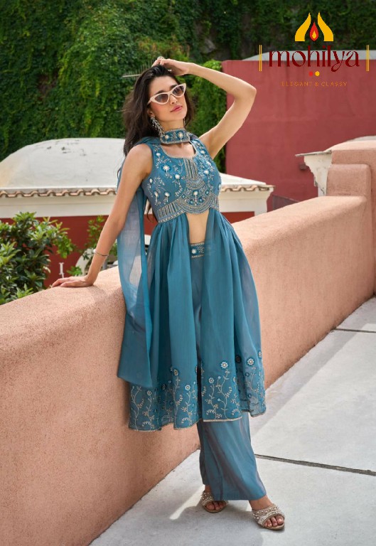 MOHILYA D.NO 287 WHOLESALE READYMADE TRENDY FUSION STYLE INDO WESTERN DRESS COMBO FOR WOMEN ONLINE