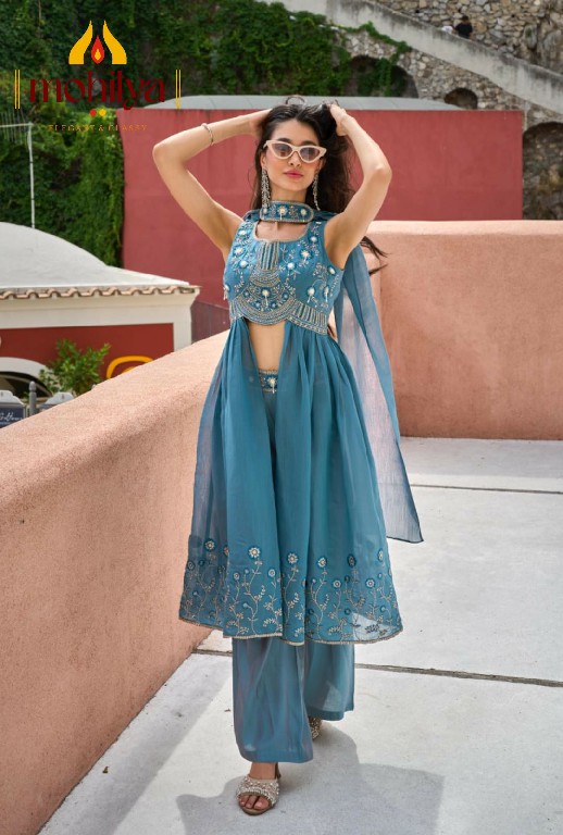 MOHILYA D.NO 287 WHOLESALE READYMADE TRENDY FUSION STYLE INDO WESTERN DRESS COMBO FOR WOMEN ONLINE