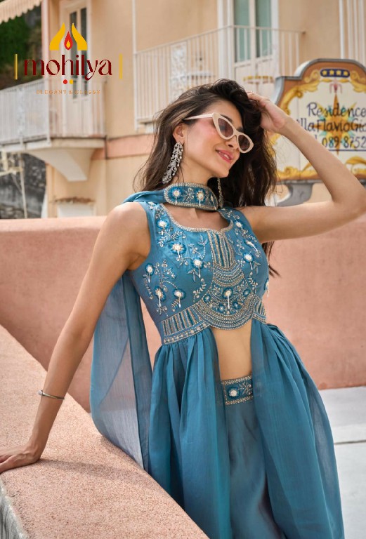 MOHILYA D.NO 287 WHOLESALE READYMADE TRENDY FUSION STYLE INDO WESTERN DRESS COMBO FOR WOMEN ONLINE