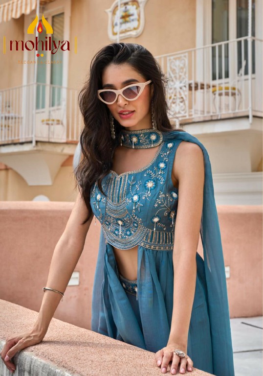 MOHILYA D.NO 287 WHOLESALE READYMADE TRENDY FUSION STYLE INDO WESTERN DRESS COMBO FOR WOMEN ONLINE