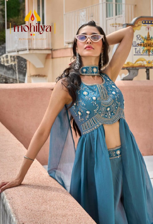 MOHILYA D.NO 287 WHOLESALE READYMADE TRENDY FUSION STYLE INDO WESTERN DRESS COMBO FOR WOMEN ONLINE