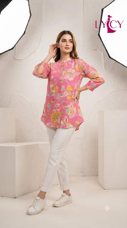 LYCY PRESENT READYMADE FANCY STYLISH SHORT TOPS COMBO FOR EXPORT