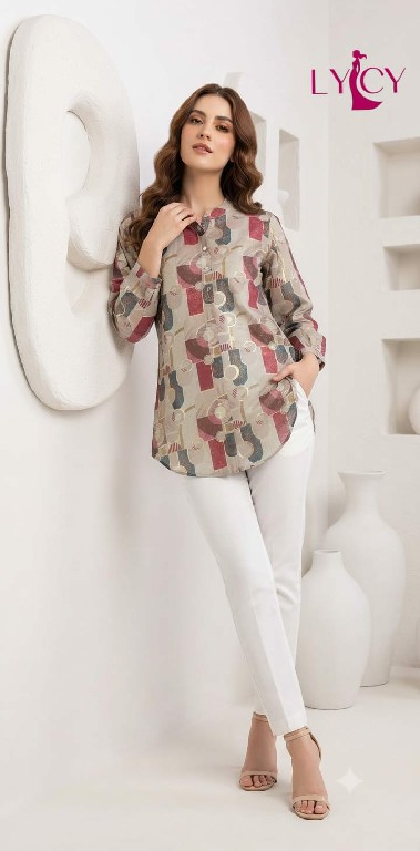 LYCY PRESENT READYMADE FANCY STYLISH SHORT TOPS COMBO FOR EXPORT