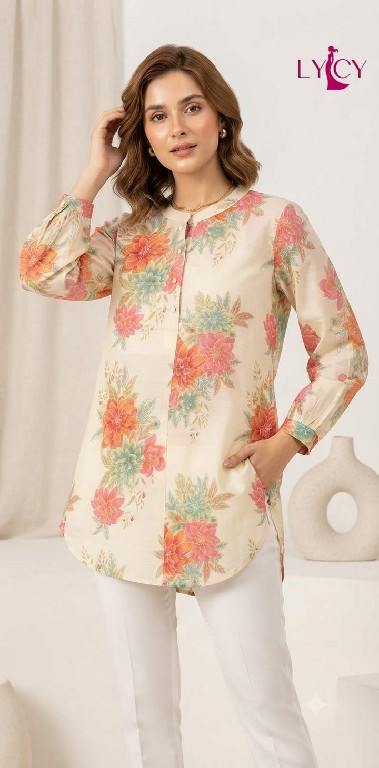 LYCY PRESENT READYMADE FANCY STYLISH SHORT TOPS COMBO FOR EXPORT