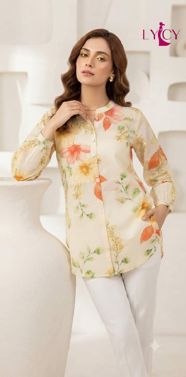 LYCY PRESENT READYMADE FANCY STYLISH SHORT TOPS COMBO FOR EXPORT