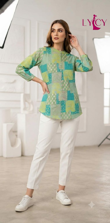 LYCY PRESENT READYMADE FANCY STYLISH SHORT TOPS COMBO FOR EXPORT