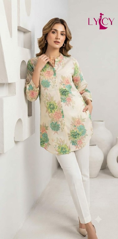 LYCY PRESENT READYMADE FANCY STYLISH SHORT TOPS COMBO FOR EXPORT