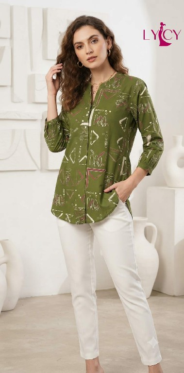LYCY PRESENT READYMADE FANCY STYLISH SHORT TOPS COMBO FOR EXPORT